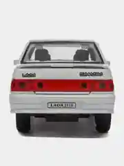 Белый машина "Lada 2115 Samara" 12 см, Технопарк, открываются передние двери и багажник, металл