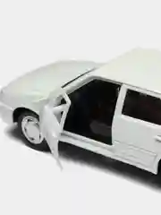 Белый машина "Lada 2115 Samara" 12 см, Технопарк, открываются передние двери и багажник, металл