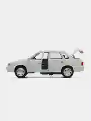 Белый машина "Lada 2115 Samara" 12 см, Технопарк, открываются передние двери и багажник, металл