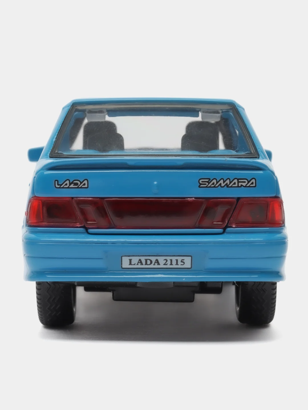 Синий машина "Lada 2115 Samara" 12 см, Технопарк, открываются передние двери и багажник, металл