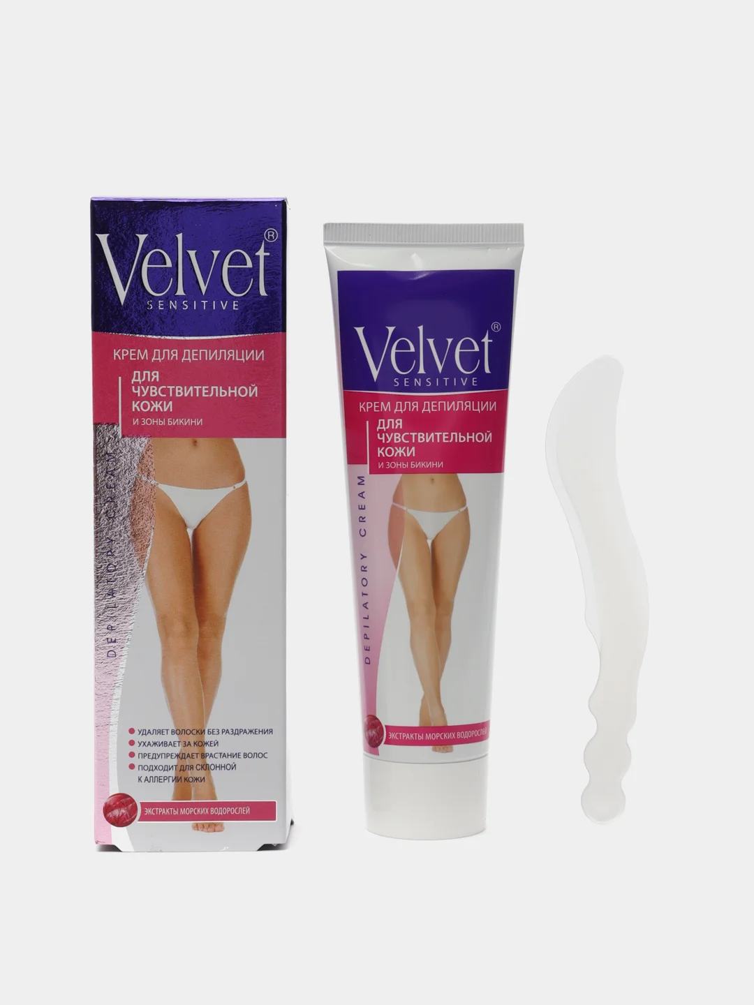 Крем для депиляции зоны бикини Velvet 100мл