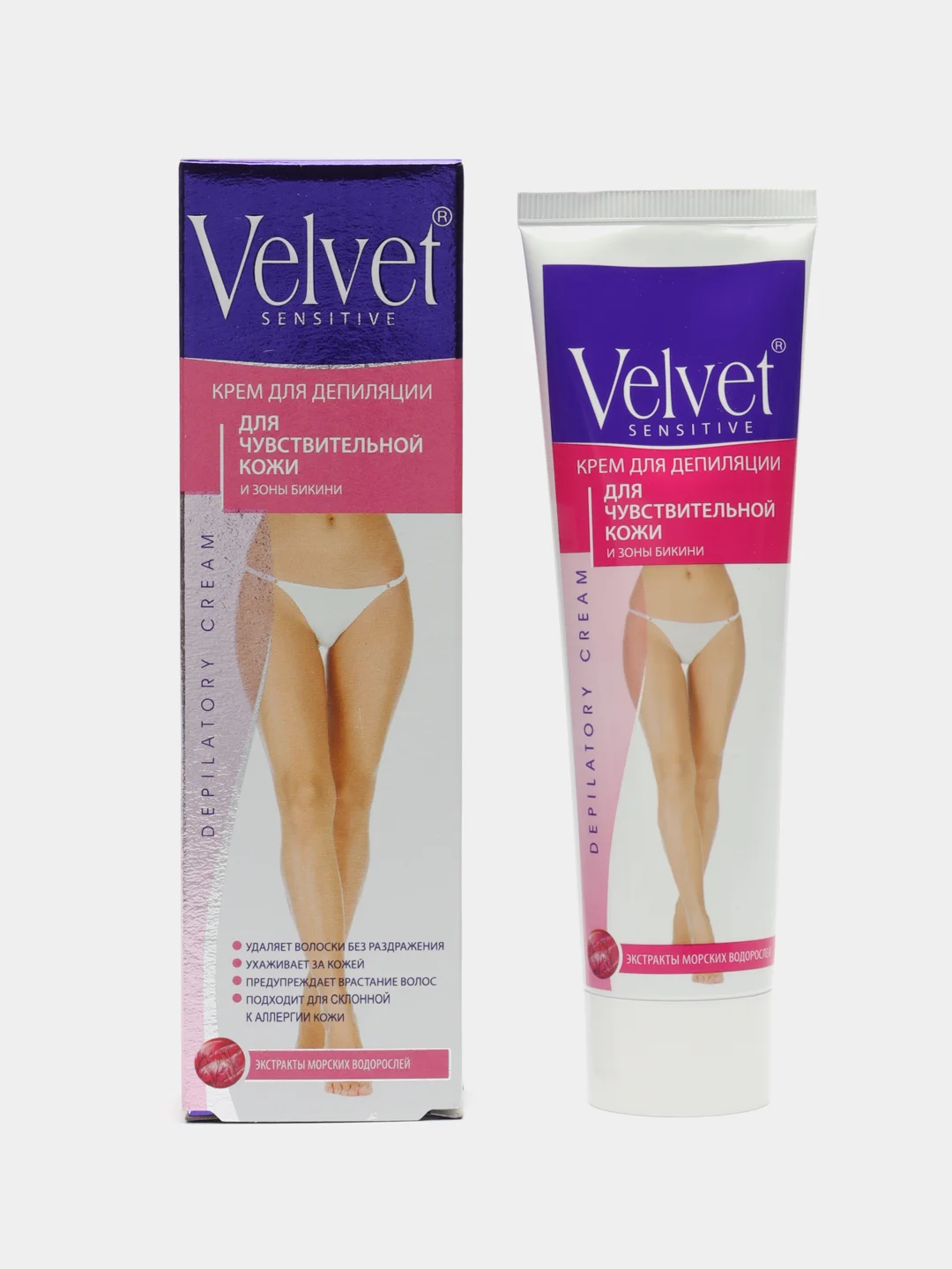 Крем для депиляции зоны бикини Velvet, 100 мл