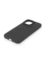 Черный чехол для iPhone 16 Pro Max силиконовый ROSCO, матовый, тонкий, бортик с защитой камер