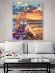 Шум волны Картина по номерам на холсте с подрамником 40 х 50, "Hobby Paint"