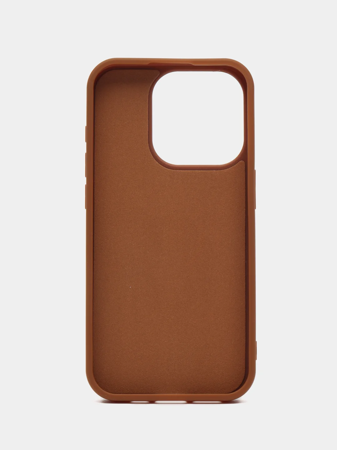 Коричневый чехол Guess PU leather iPhone 15 Pro из экокожи коричневый