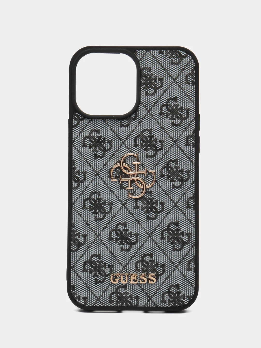 Чехол Guess PU leather iPhone 13 Pro Мах из экокожи, синий