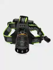 Аметистовый мощный фонарь налобный аккумуляторный LED для охоты и для рыбалки, фонарь аккумуляторный