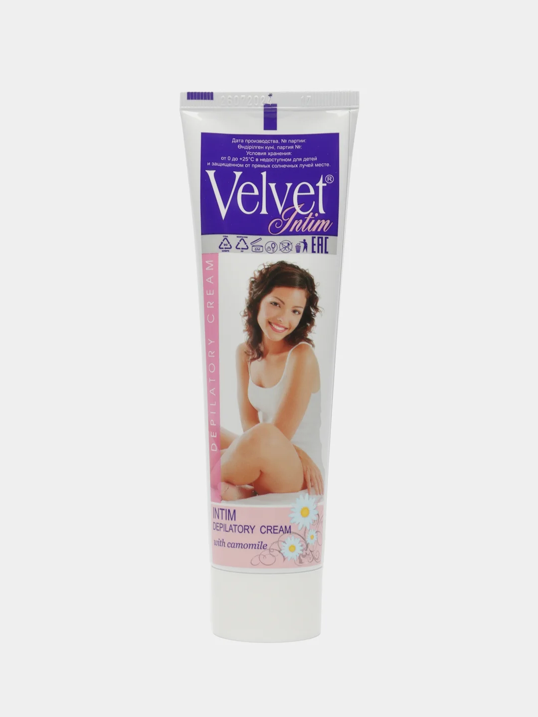Крем для депиляции интимных зон Velvet 100мл