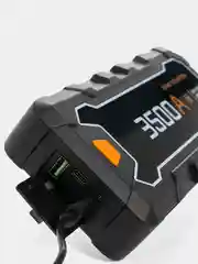 Черный пусковое зарядное устройство для автомобиля - бустер/ JumpStarter CY35 - 3500A, 14.800 мАч