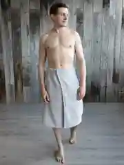 Килт махровый, для бани и сауны, мужской, 100% хлопок