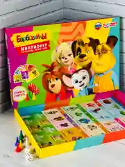 Детская экономическая игра Миллионер Барбоскины кубик фишки