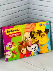 Детская экономическая игра Миллионер Барбоскины кубик фишки