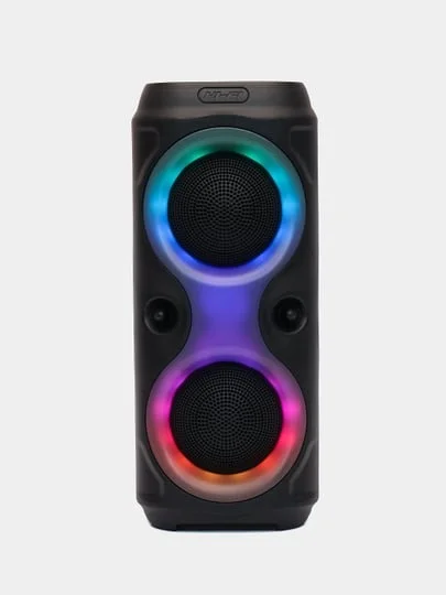 Желтый портативная колонка блютуз, беспроводная колонка Bluetooth с подсветкой MS-3627BT