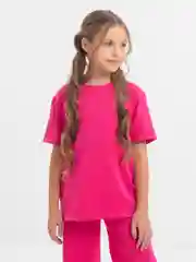 Фуксия костюм для девочки, футболка и брюки палаццо, Утенок