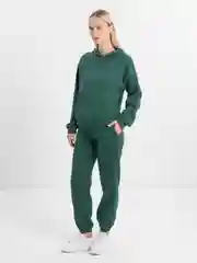 Зеленый женский спортивный костюм
