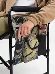 Зелёный хаки кресло складное туристическое, со столиком, 490 x 550 х 820 мм