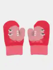 Коралловый меланж варежки детские демисезонные (2-5 лет)