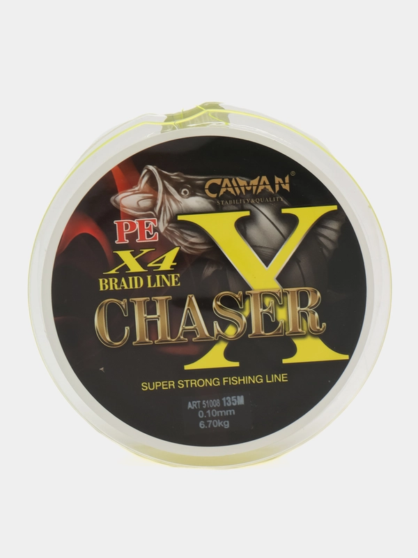 Шнур плетеный четырехжильный Caiman Chaser 135м