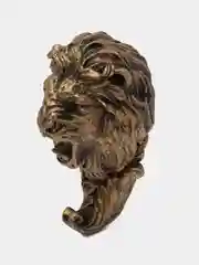 Крючок фигурный "Лев" бронза 6х6х12см
