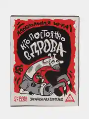 Настольная алкогол. игра Кто постоянно в дрова? Загадки для взрослых, 50 карт, 18+