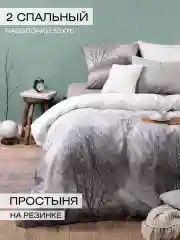 Комплект постельного белья Ночь Нежна ROYAL "Лес", поплин, 2 спальный, 50х70 2 штуки