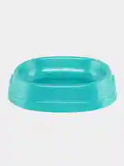 Бирюзовый двойная миска для кошек