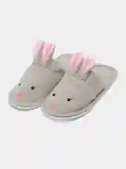 Серый тапочки женские зайки