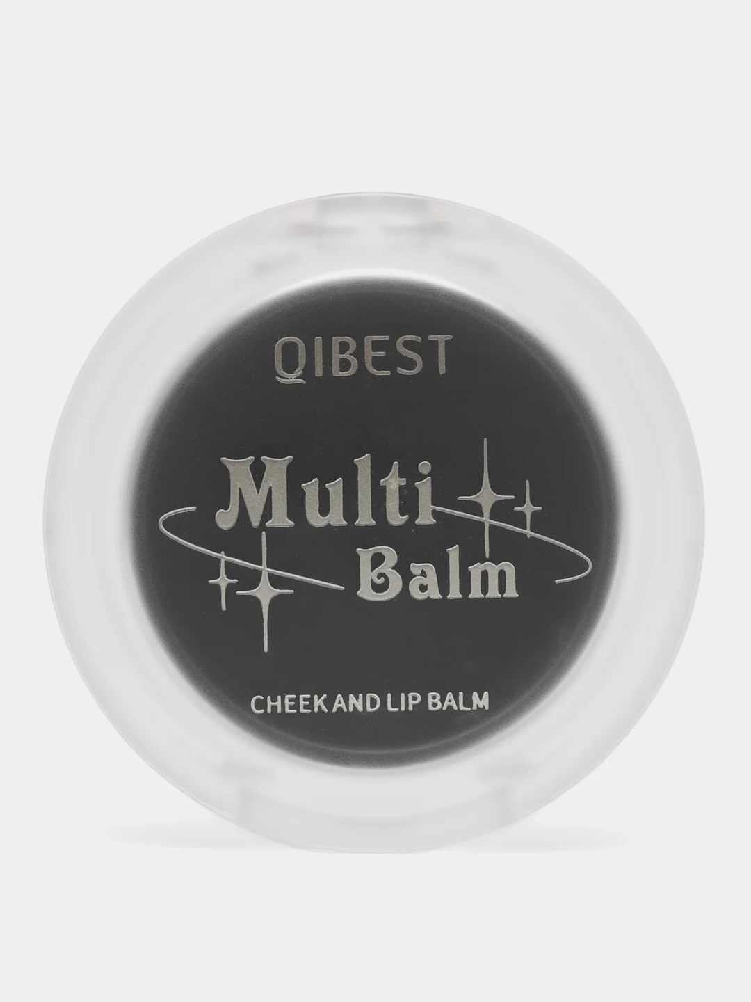 Румяна для лица QiBest кремовые черные, тинт, тени, 3 в 1, 4 мл