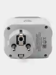 Разветвитель, 1 гнездо, 2xUSB-A QC3.0, USB-C PD, 3.4А, 16А, 4000Вт