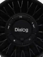 Черный портативная колонка блютуз, беспроводная колонка Bluetooth с подсветкой Dialog AP-1010