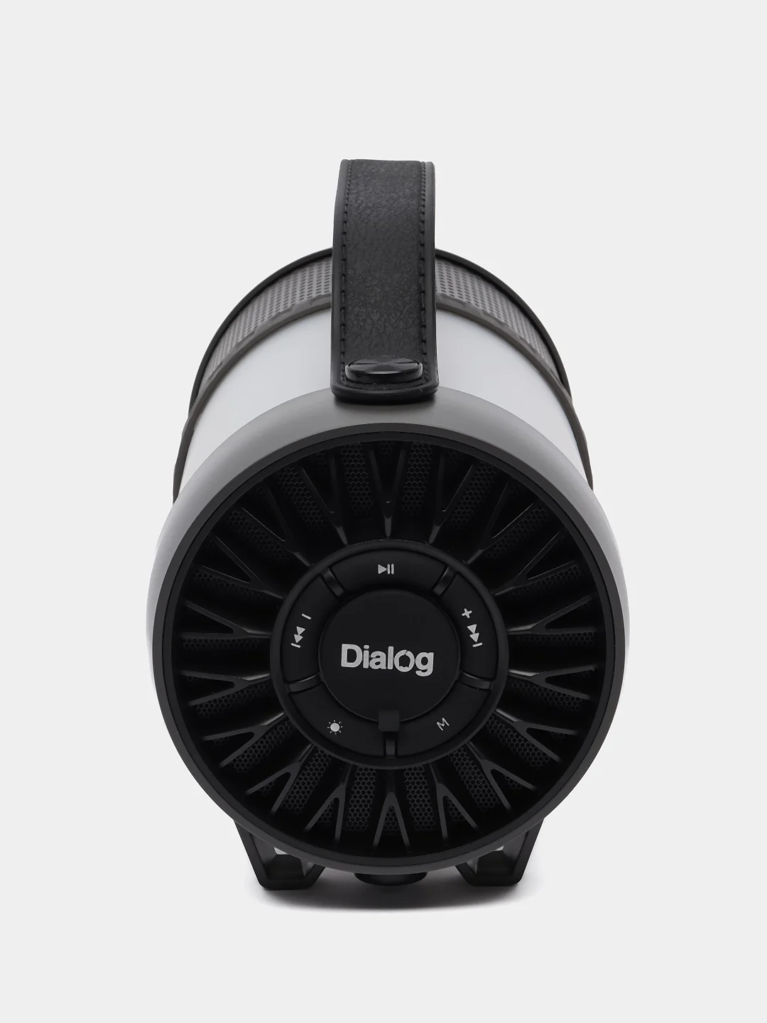 Черный портативная колонка блютуз, беспроводная колонка Bluetooth с подсветкой Dialog AP-1010