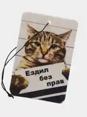 Пудровый ароматизатор воздуха для авто картонный. Вонючка в машину. Хасбик. Мияги