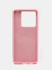 Розовый чехол для Xiaomi Poco X6 5G / Note 13 Pro 5G не впитывающий загрязнения
