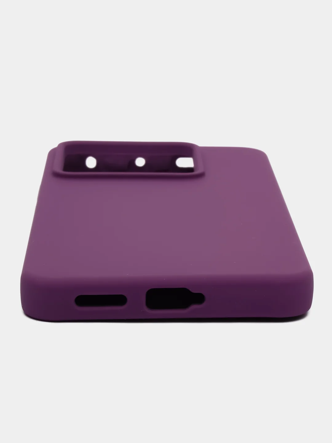 Фиолетовый чехол для Xiaomi Poco X6 5G / Note 13 Pro 5G не впитывающий загрязнения