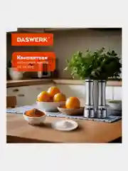 Мельница для специй и соли электрическая Daswerk PM-4, 456622, измельчитель кухонный 2 шт