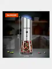 Мельница для специй и соли электрическая Daswerk PM-8, 456626, измельчитель кухонный 2 шт