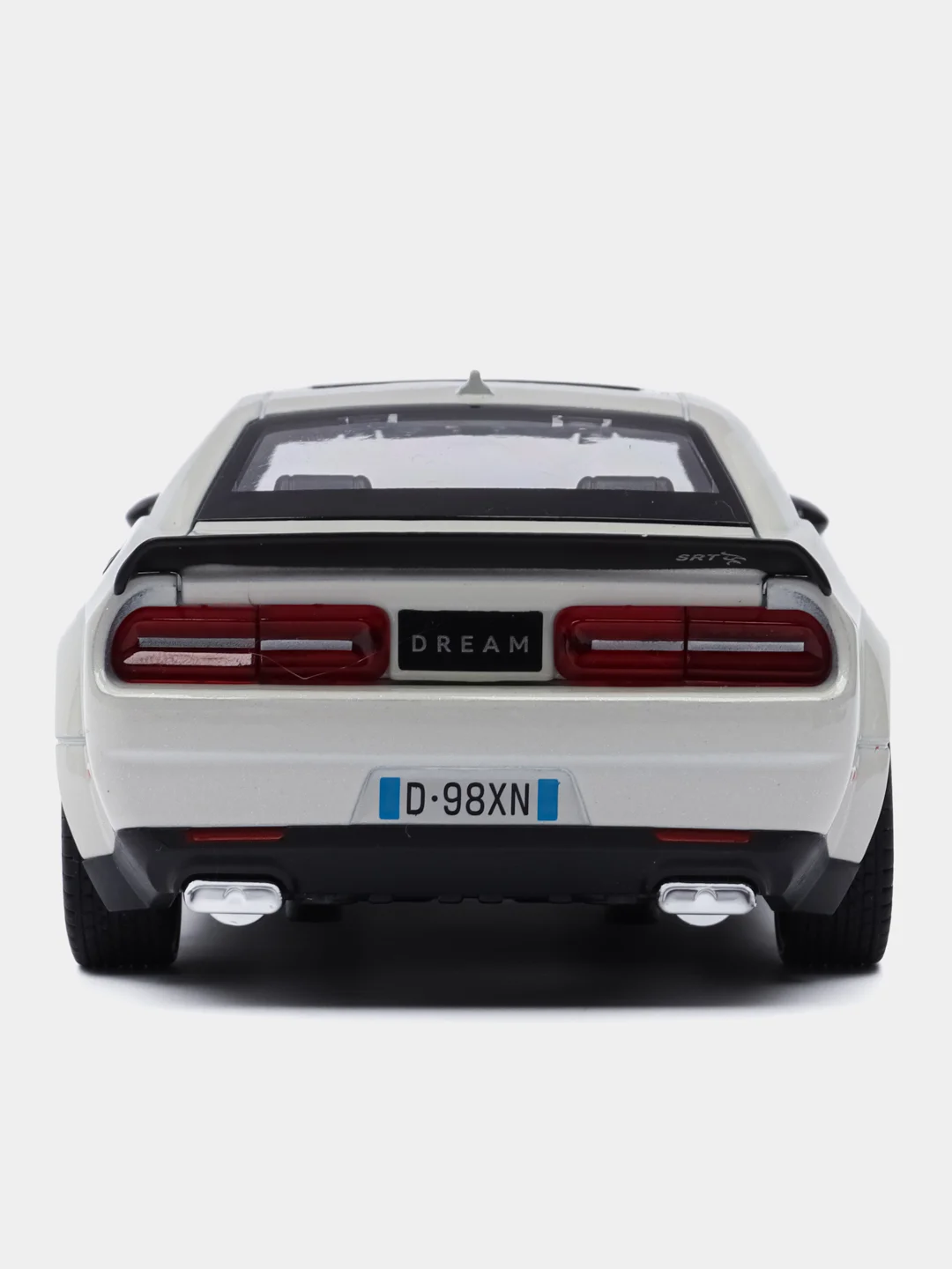 Белый масштабная металлическая модель авто 1:24 DODGE Challenger