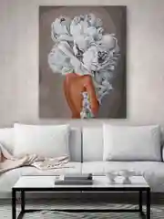 Девушка - Нежность Картина по номерам на холсте с подрамником, 40 х 50, "Hobby Paint"