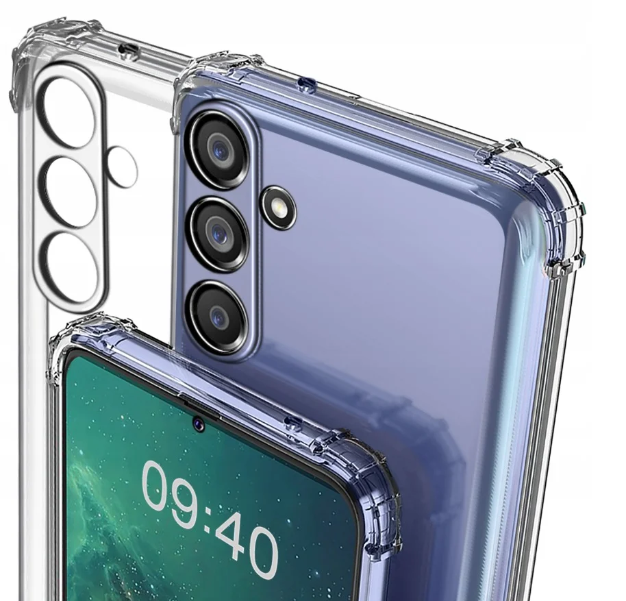 Чехол для Samsung Galaxy A54 5G, Самсунг А54, с усиленными углами, силиконовый, прозрачный