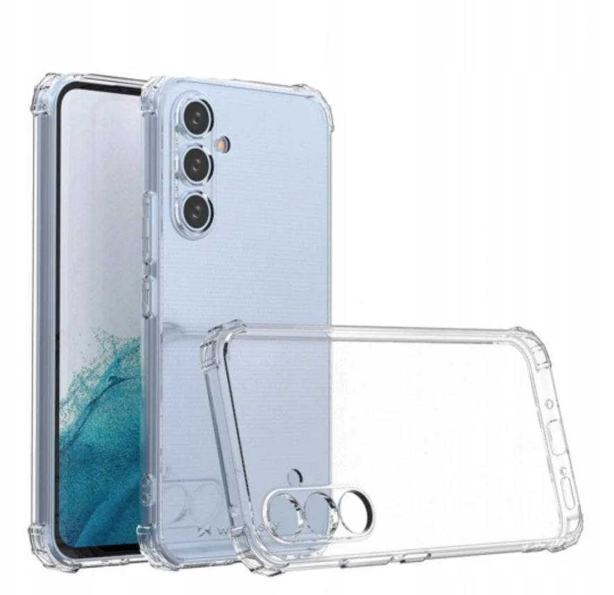 Чехол для Samsung Galaxy A54 5G, Самсунг А54, с усиленными углами, силиконовый, прозрачный