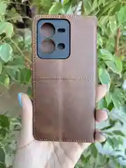 Тёмно-коричневый чехол книжка elitcase для Vivo V25 5G и V25E / Виво В25 5G и В25Е