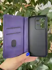 Фиолетовый чехол книжка elitcase для Vivo V25 5G и V25E / Виво В25 5G и В25Е
