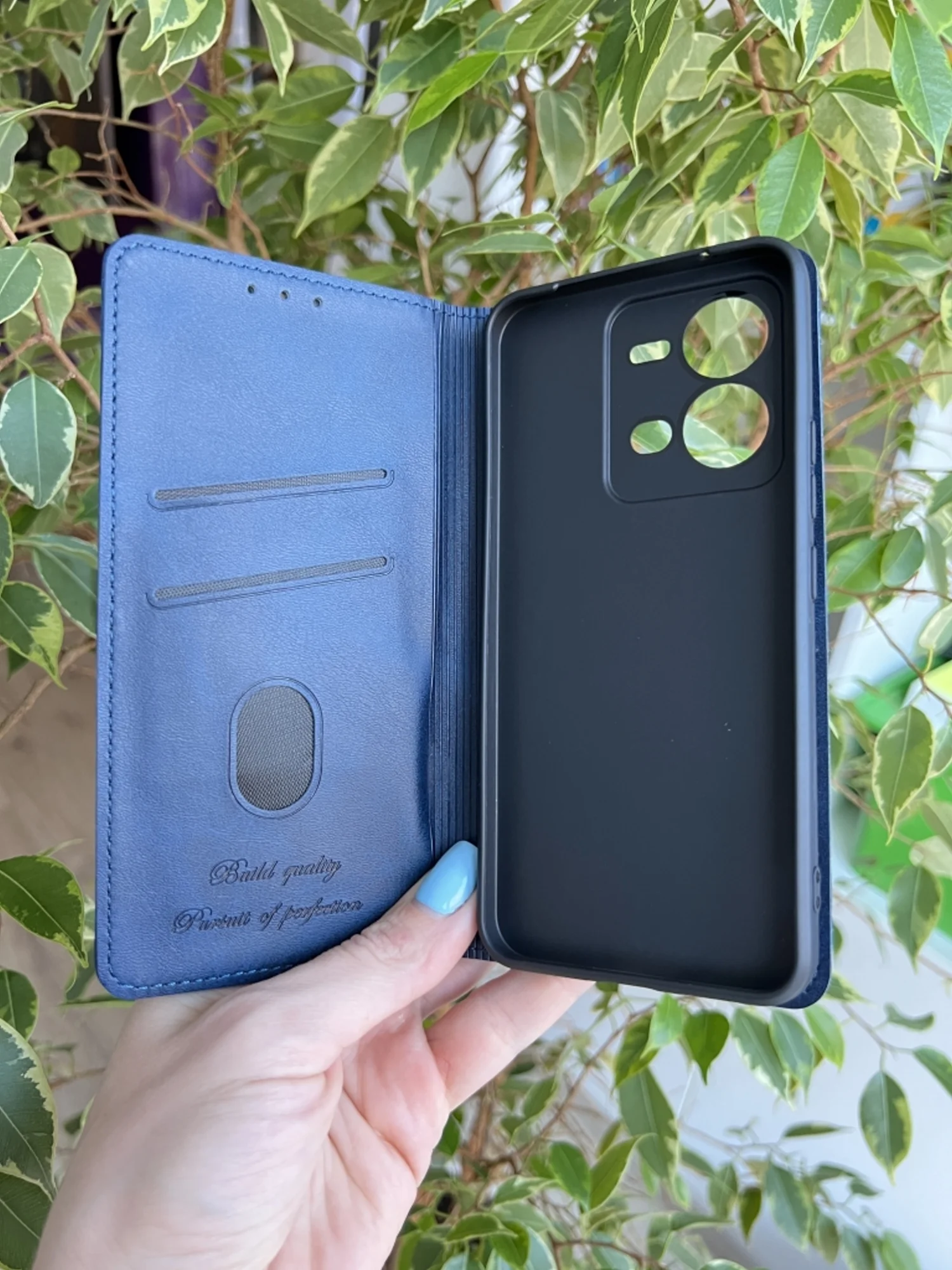 Красный чехол книжка elitcase для Vivo V25 5G и V25E / Виво В25 5G и В25Е