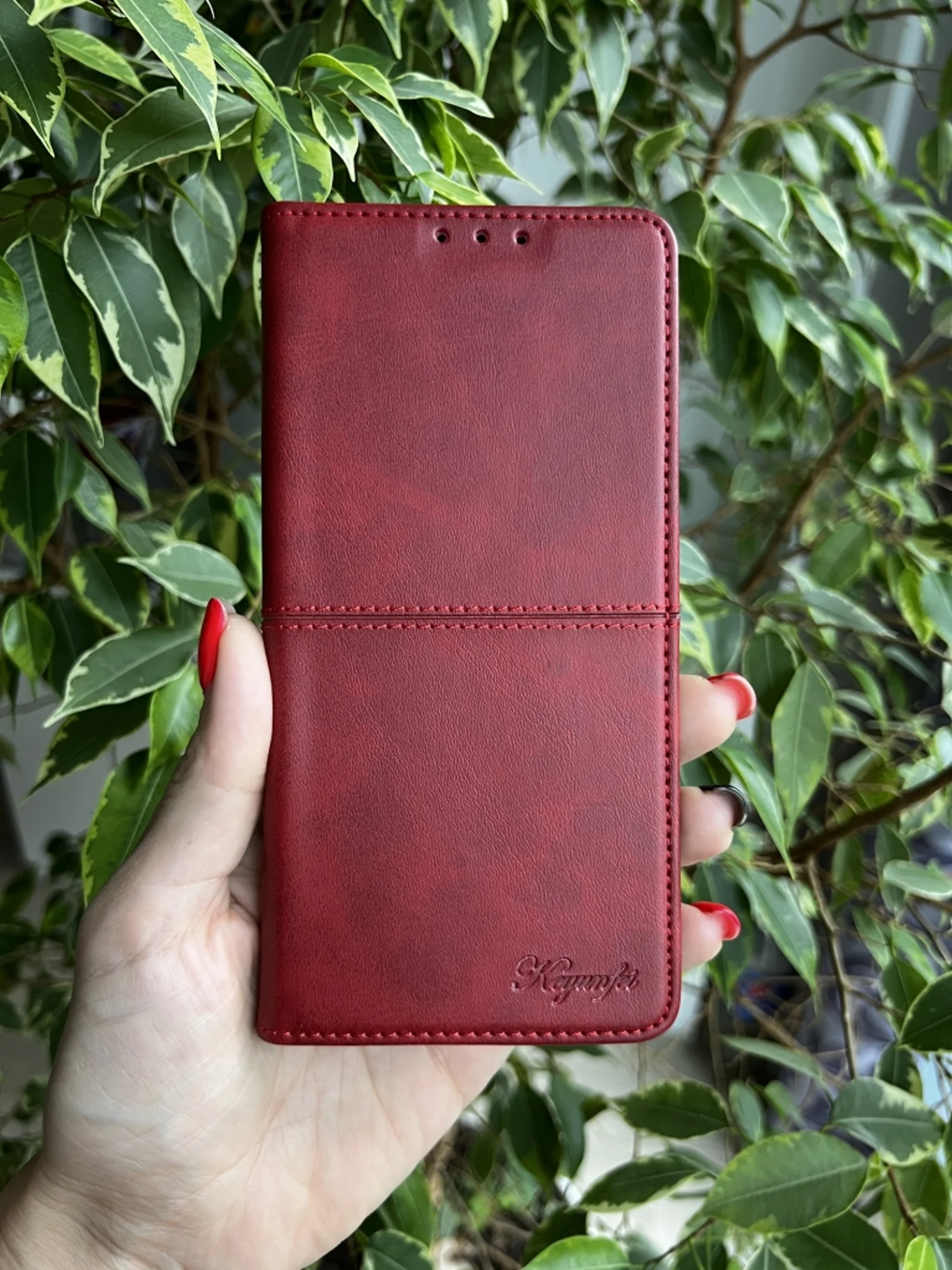 Красный чехол книжка elitcase для Vivo T1 4G / Виво Т1 4G