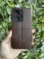 Тёмно-коричневый чехол книжка elitcase для Vivo T1 4G / Виво Т1 4G