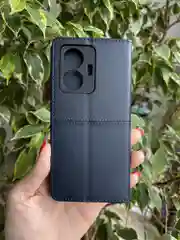 Синий чехол книжка elitcase для Vivo T1 4G / Виво Т1 4G