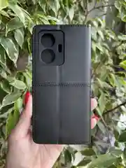 Черный чехол книжка elitcase для Vivo T1 4G / Виво Т1 4G