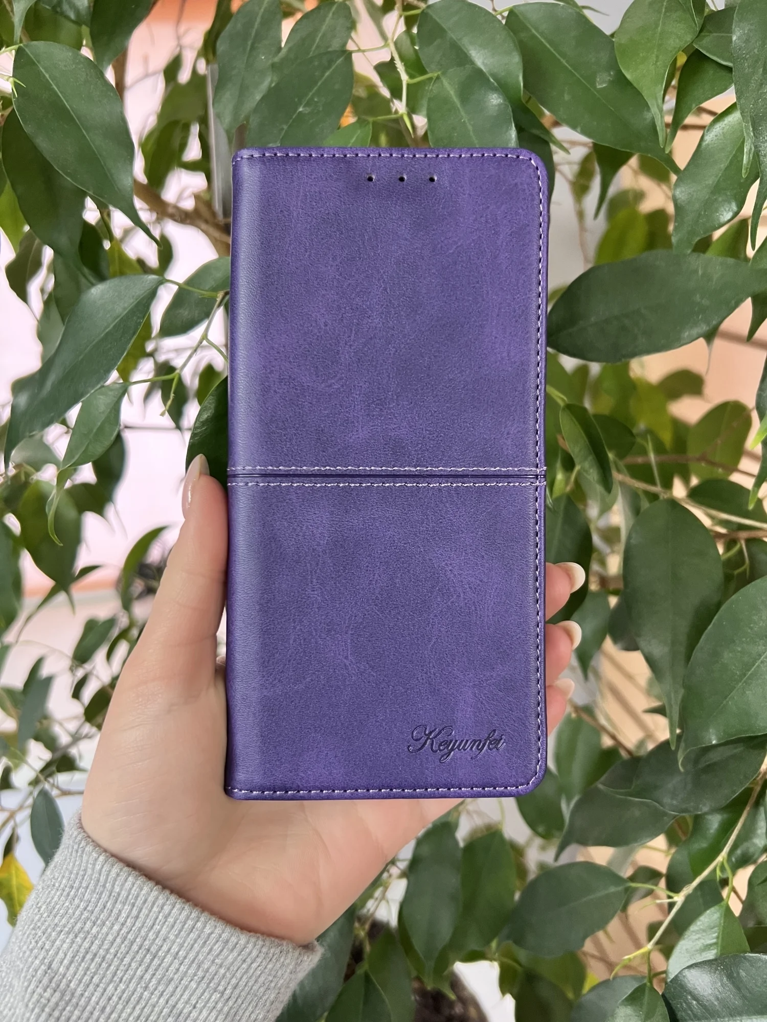Фиолетовый чехол книжка elitcase для Tecno Spark GO 2024 и Spark 20 и Spark 20C и Pop 8