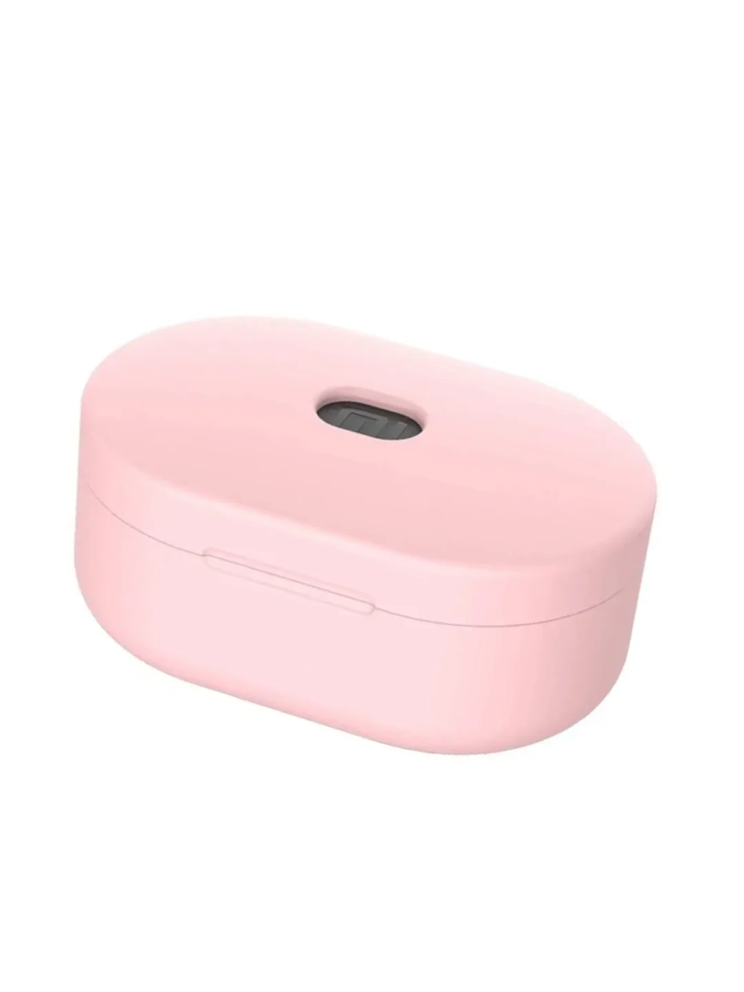 Розовый чехол для наушников Xiaomi Redmi Airdots / Airdots S / Airdots 2 силиконовый аирдотс