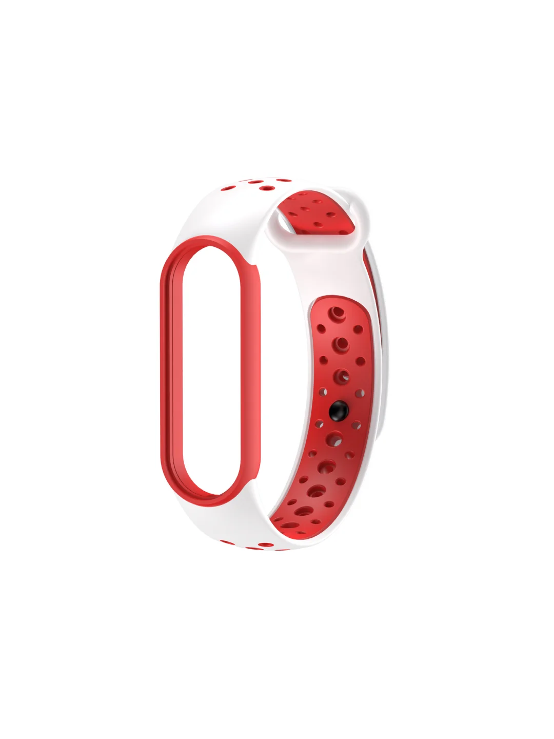 Коралловый ремешок для Xiaomi Mi Band 5 / 6 / 7 cиликоновый спортивный (Сяоми ми бенд))